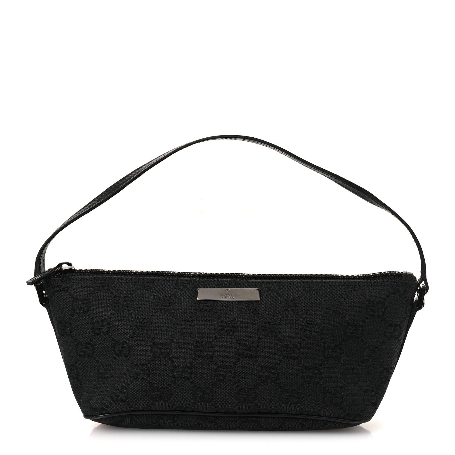 Gucci Monogram Boat Pochette Black 1 of 13