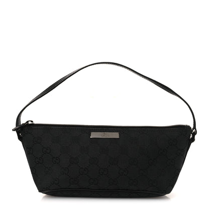 Gucci Monogram Boat Pochette Black 1 of 13