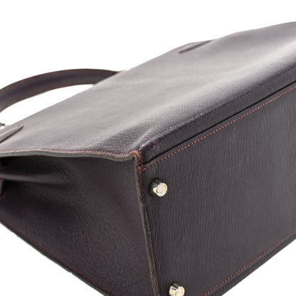 Hermes Chevre Mangalore Kelly Sellier 35 Raisin 22 of 35