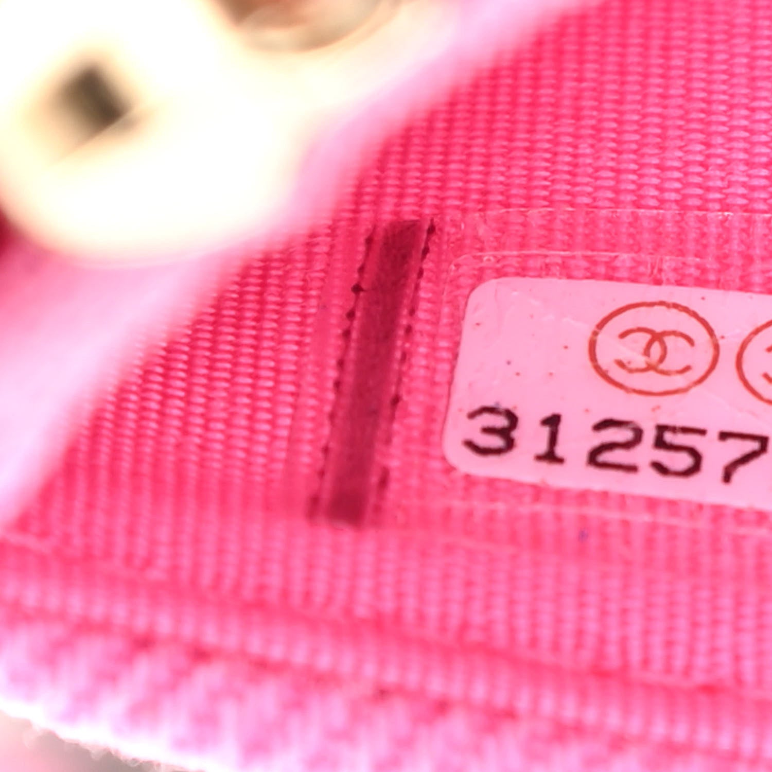 Chanel Denim Quilted Chanel 19 Wallet On Chain WOC Neon Pink 7 of 14
