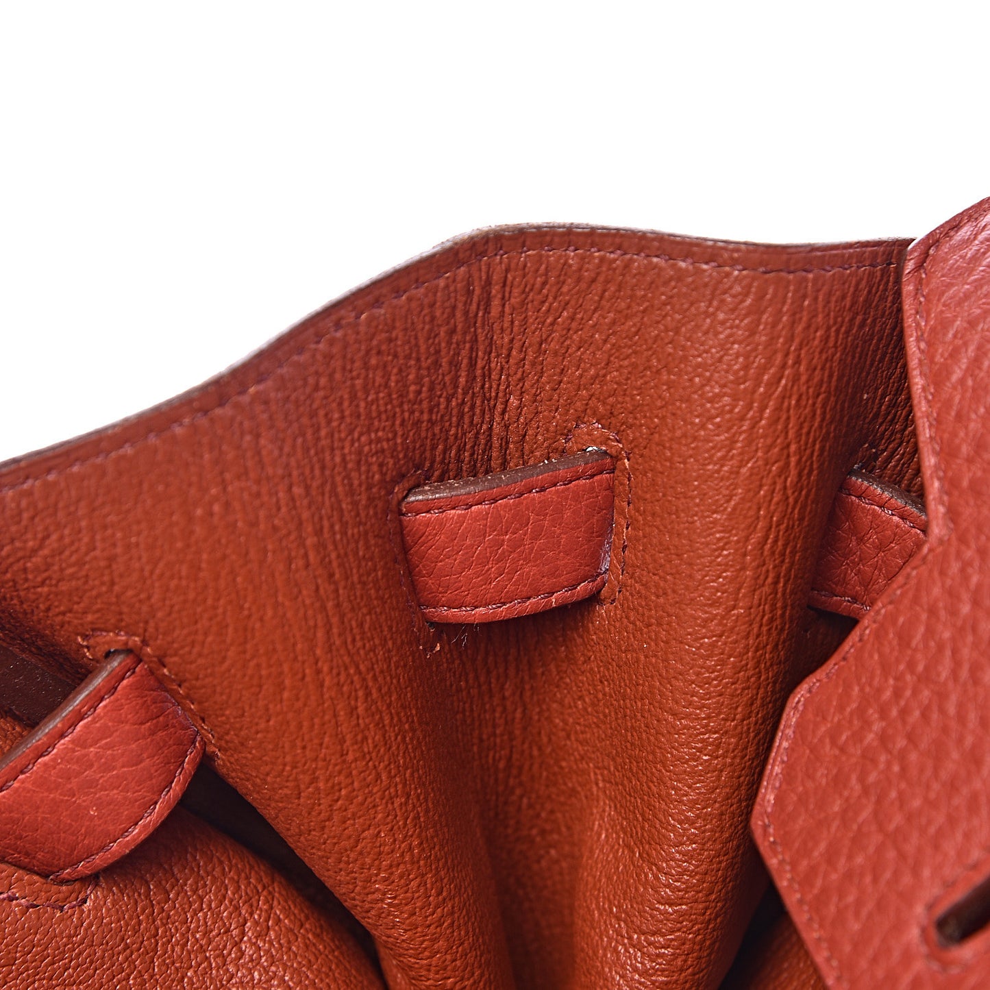 Taurillon Clemence Birkin 35 Rouge Venetian