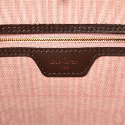 Louis Vuitton Damier Ebene Neo Neverfull MM Rose Ballerine 8 of 20