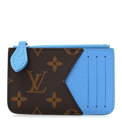 Louis Vuitton Monogram Zipped Romy Card Holder Gaston Blue 1 of 7