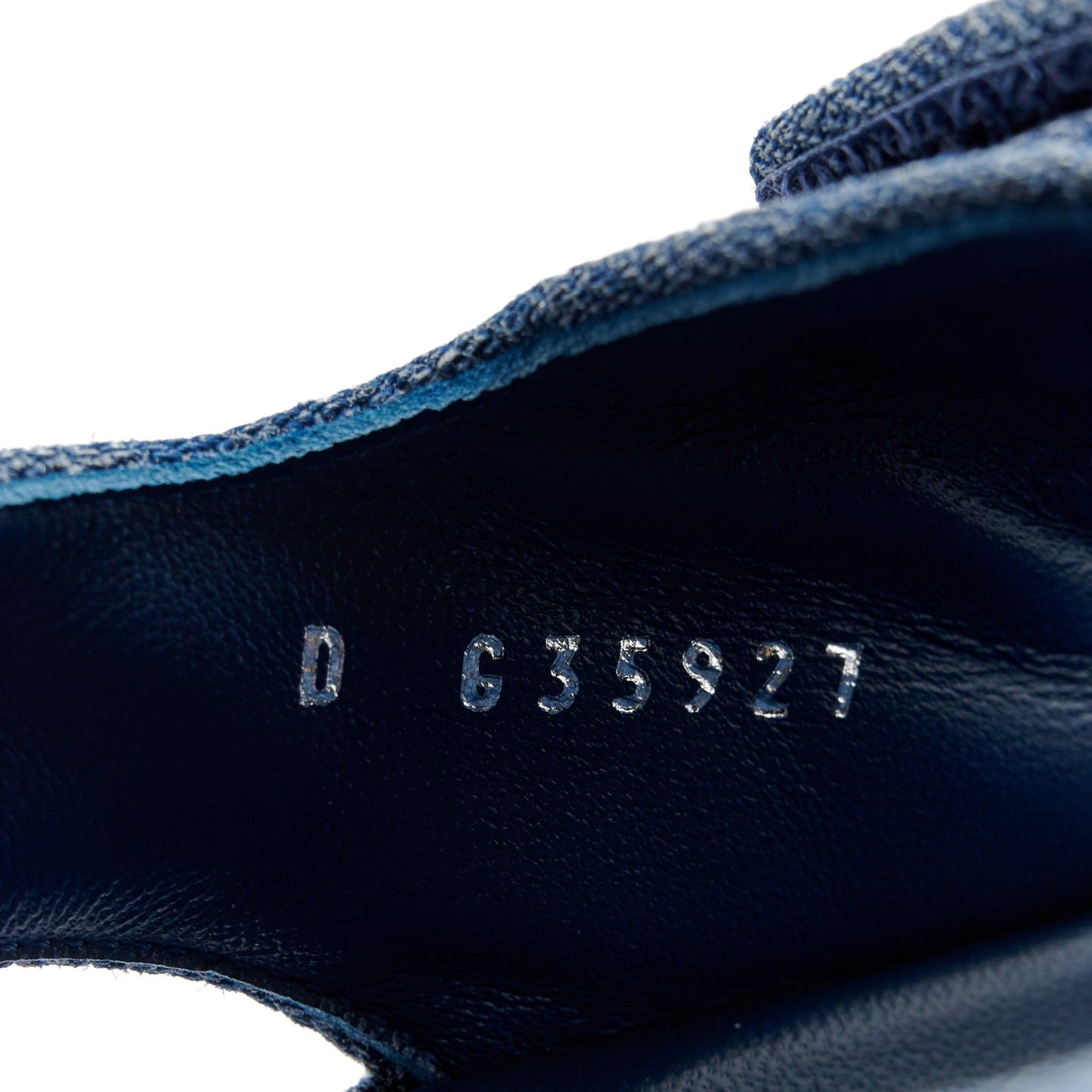 Denim CC Dad Sandals 39 Blue