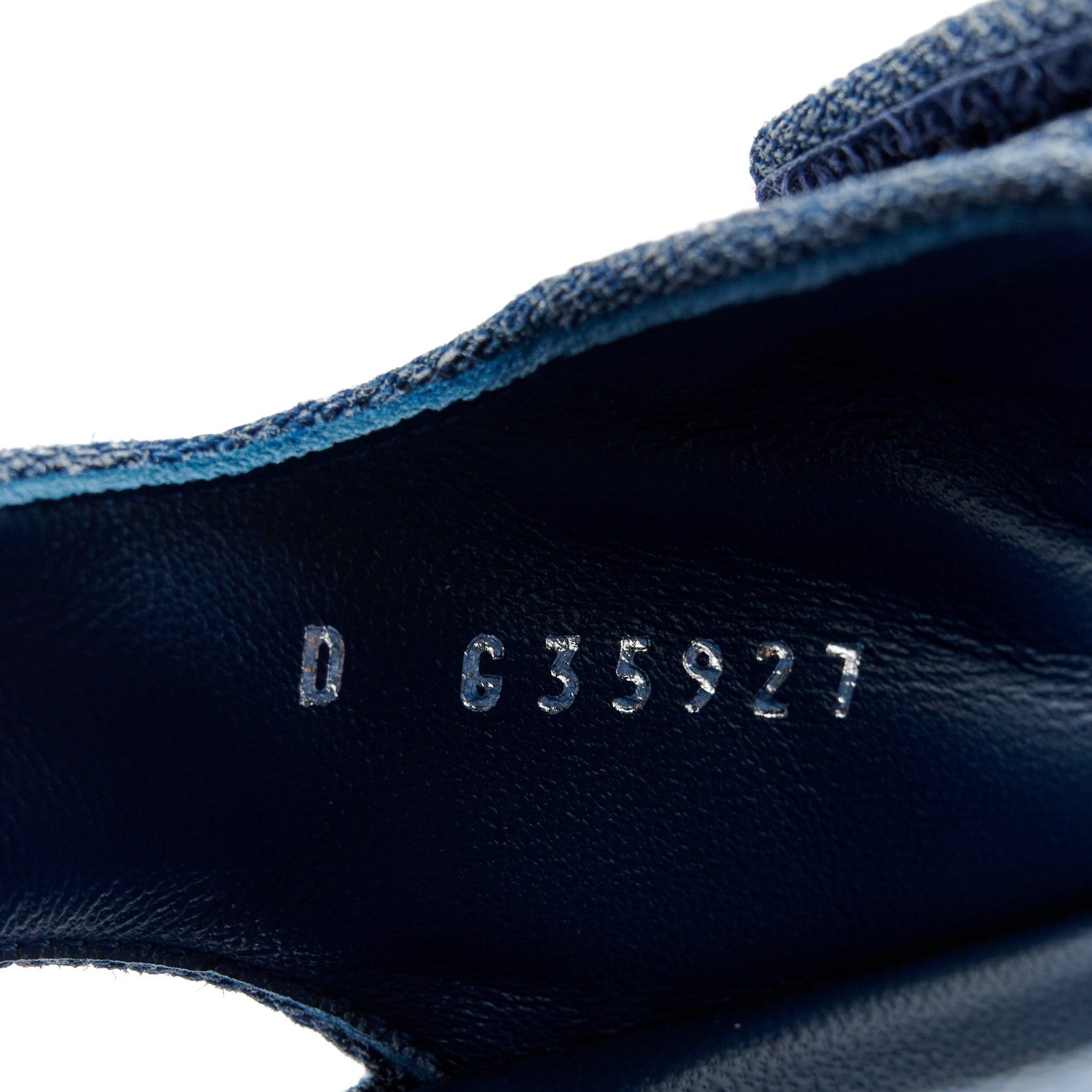 Chanel Denim CC Dad Sandals 39 Blue 9 of 9