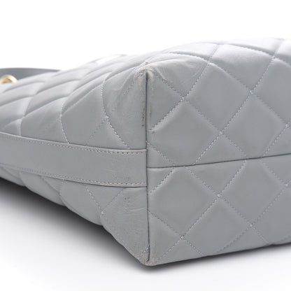 Dolce & Gabbana Lambskin Quilted Tote Grey 7 of 16