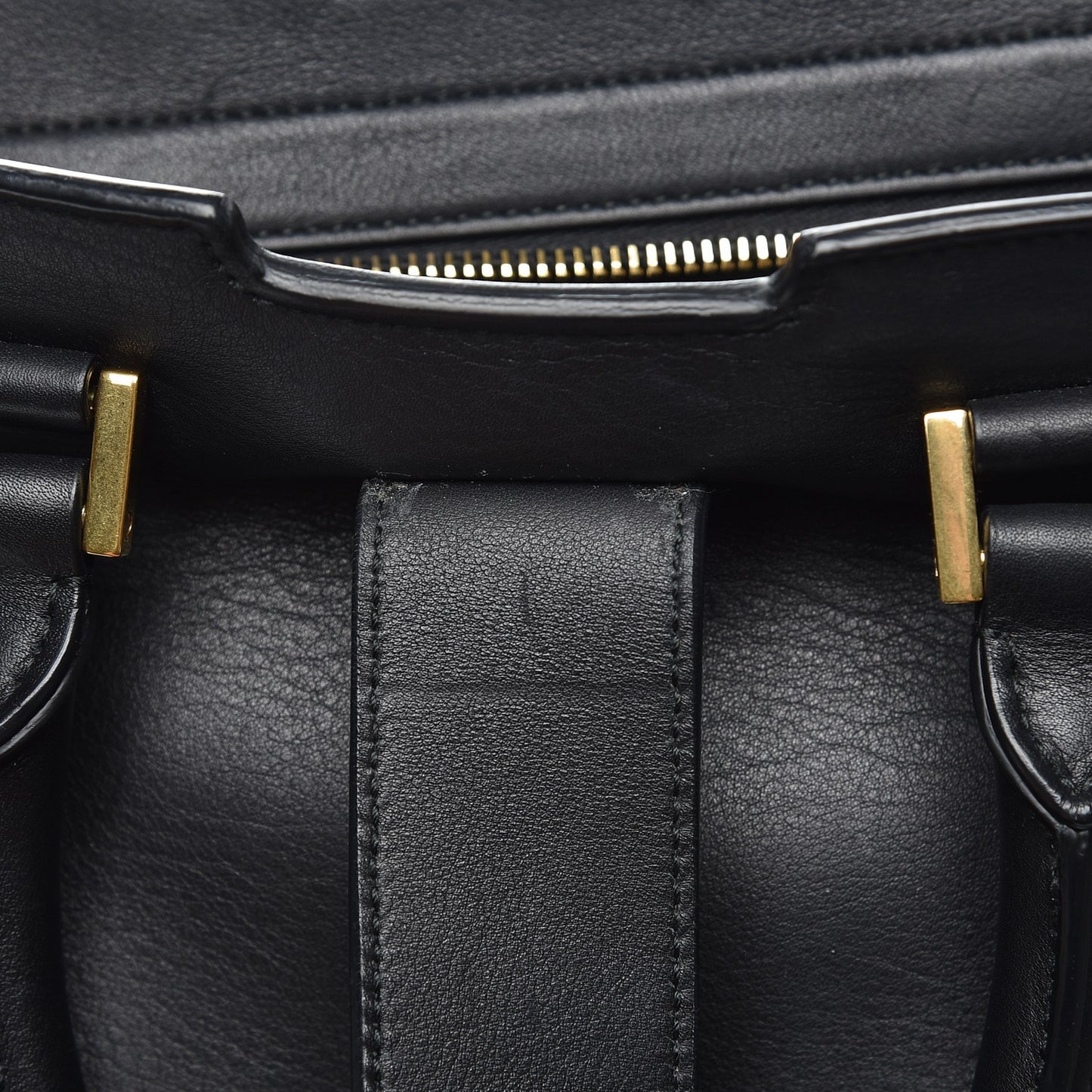 Calfskin Small Classic Y Cabas Black