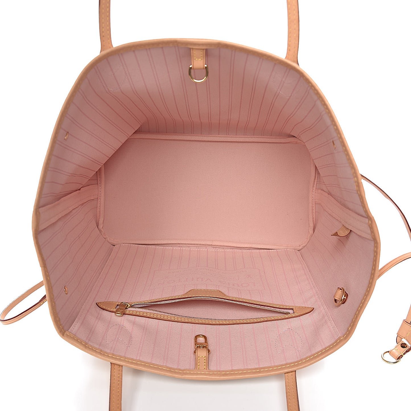 Damier Azur Neo Neverfull MM Rose Ballerine