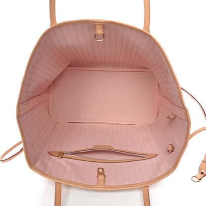 Louis Vuitton Damier Azur Neo Neverfull MM Rose Ballerine 5 of 11