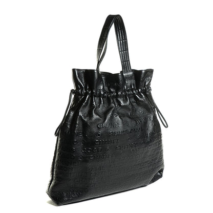 Chanel Calfskin Unlimited Drawstring Tote Black 3 of 8