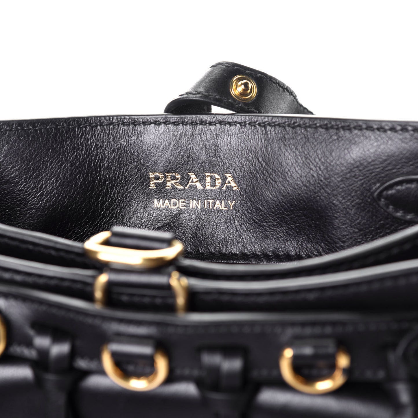 Saffiano Cuir Calf Corsaire Bag Black
