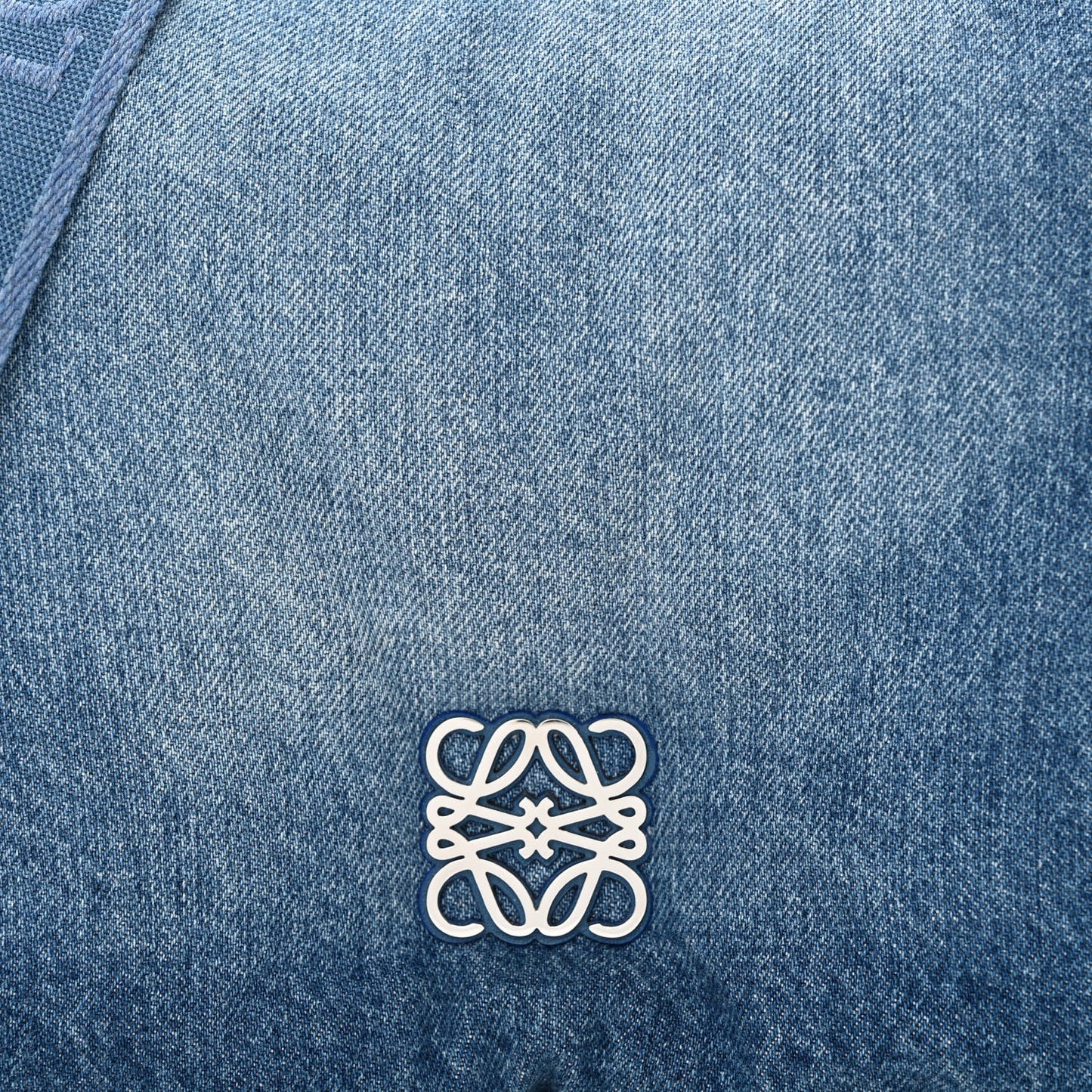 Denim Goya Puffer Bag Azul Denim