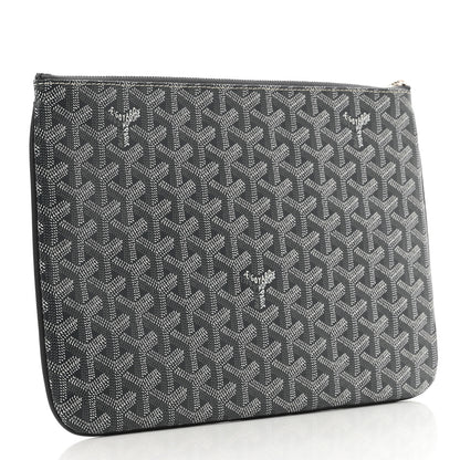 Goyard Goyardine Senat Pochette MM Grey 3 of 7