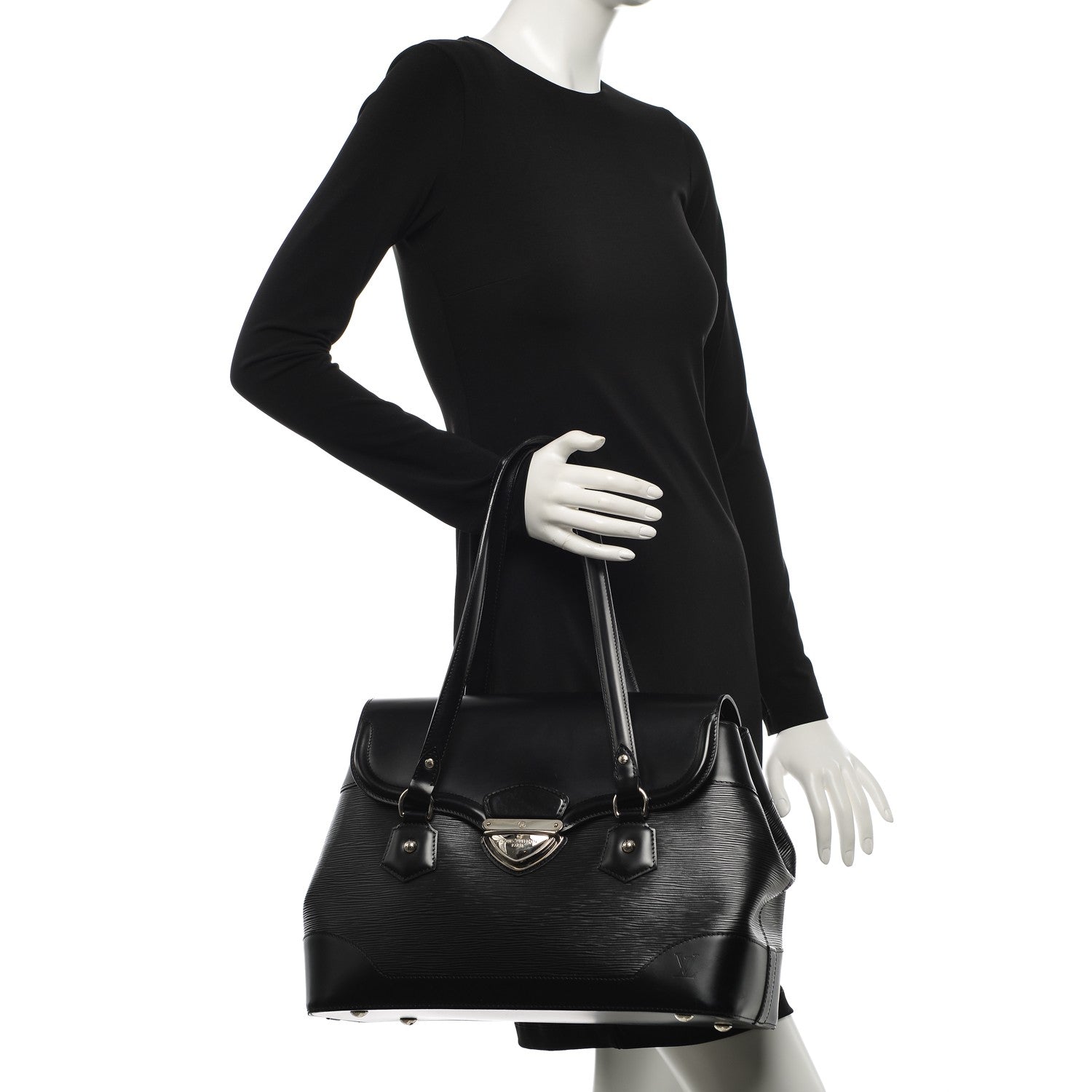 Louis Vuitton Epi Bagatelle GM Black 2 of 7