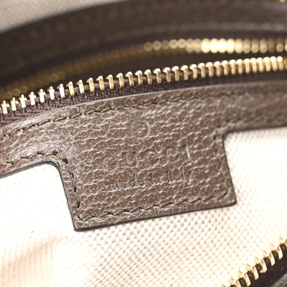 Gucci GG Supreme Monogram Textured Calfskin Web Super Mini Ophidia Shoulder Bag Beige Ebony New Acero 6 of 10
