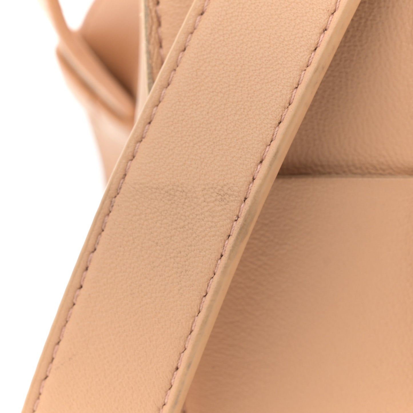 Lambskin Maxi Intrecciato Cassette Crossbody Bag Almond