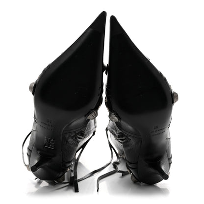Balenciaga Agneau Arena Spike Spiked Cagole 90mm Boots 35 Black 5 of 9