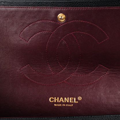 Chanel Caviar Quilted Jumbo Double Flap Black 10 of 12