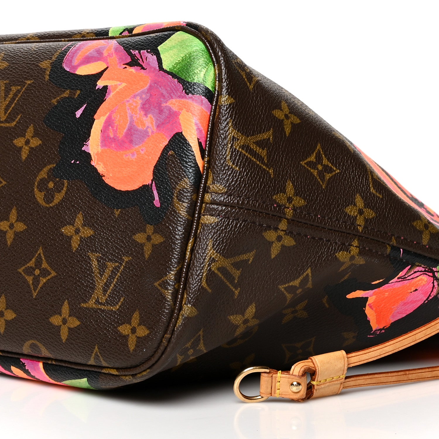 Louis Vuitton Monogram Roses Neverfull MM 9 of 9