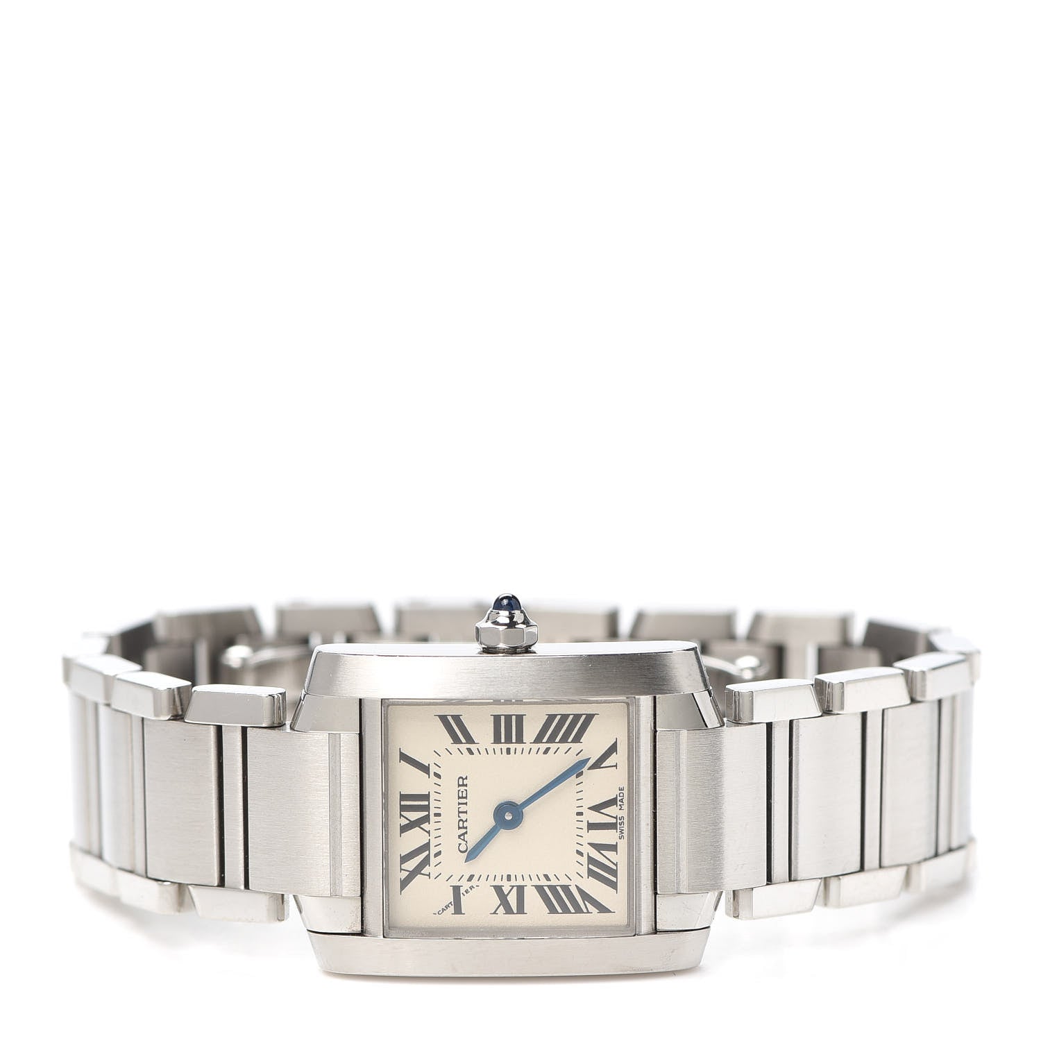 Cartier Stainless Steel 20mm Tank Francaise Quartz Watch 2 of 6