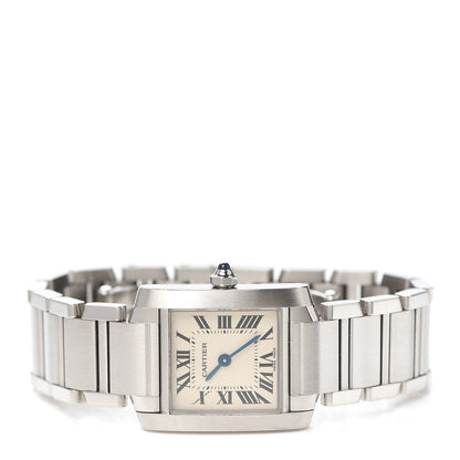 Cartier Stainless Steel 20mm Tank Francaise Quartz Watch 2 of 6