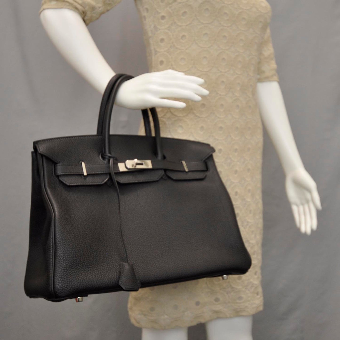 Togo Birkin 35 Black