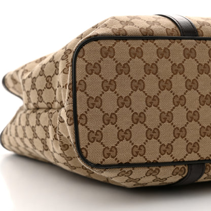 Gucci GG Monogram Large Joy Tote Bag Dark Brown 10 of 13