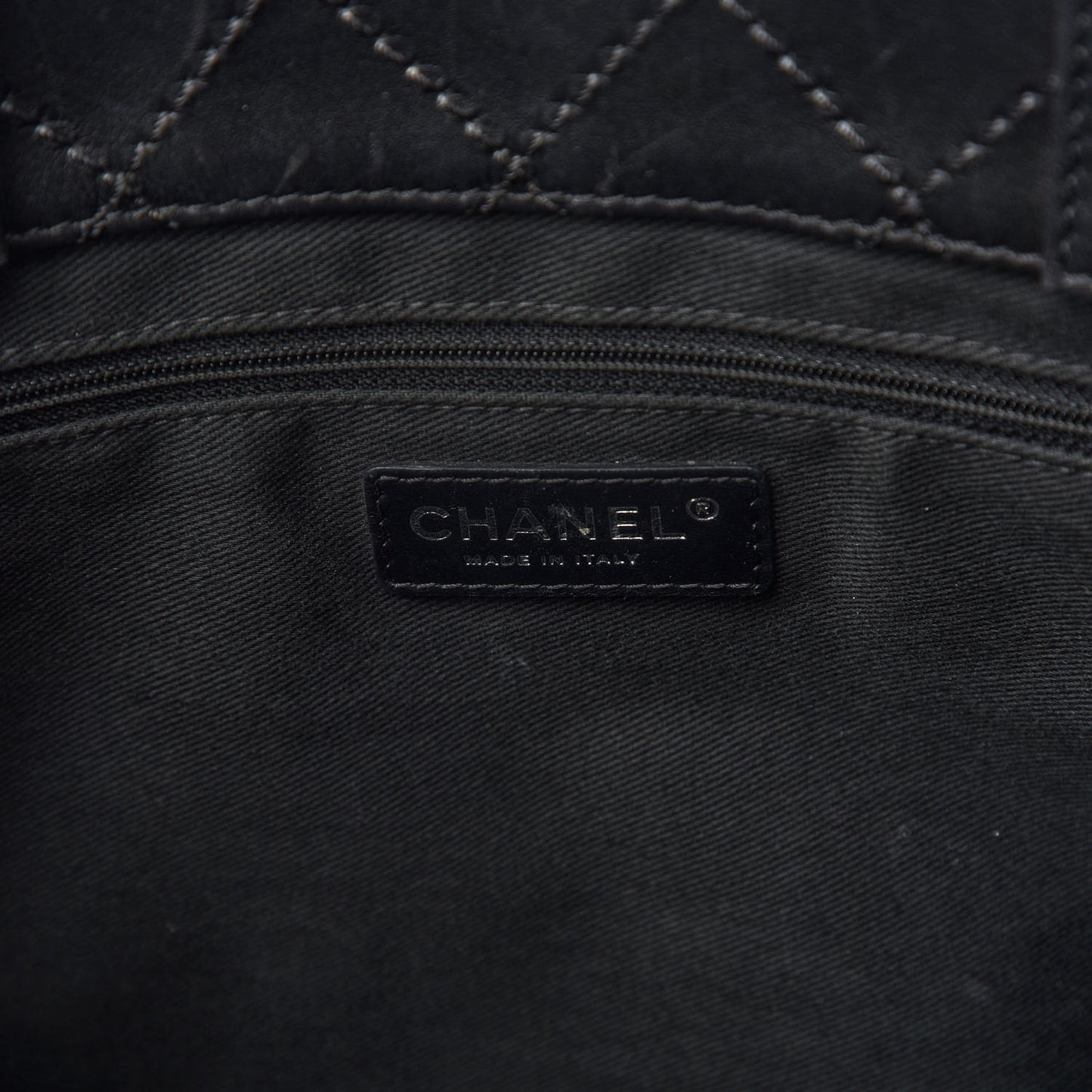 Calfskin CC Pocket Tote Black