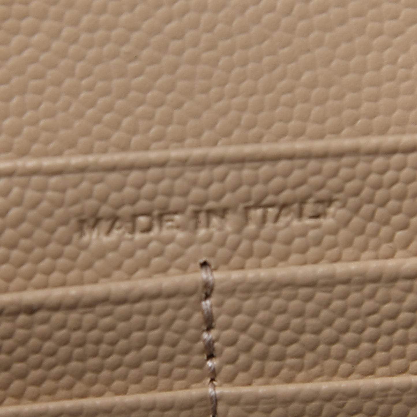 Grain De Poudre Matelasse Chevron Monogram Chain Wallet Nude Powder