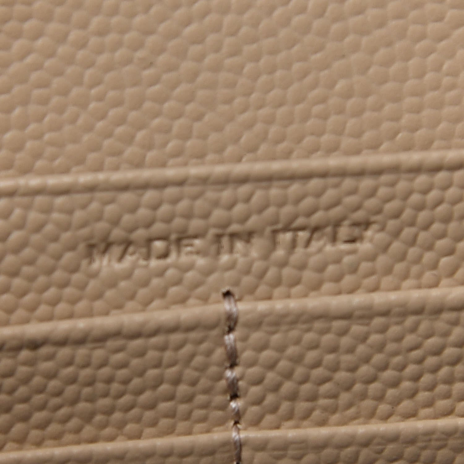 Saint Laurent Grain De Poudre Matelasse Chevron Monogram Chain Wallet Nude Powder 7 of 10