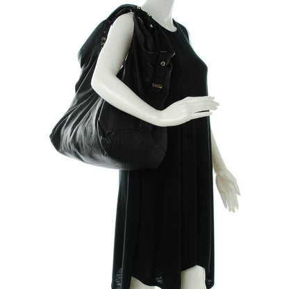 Jimmy Choo Grained Nappa Large Sylvia Hobo Black 2 of 8