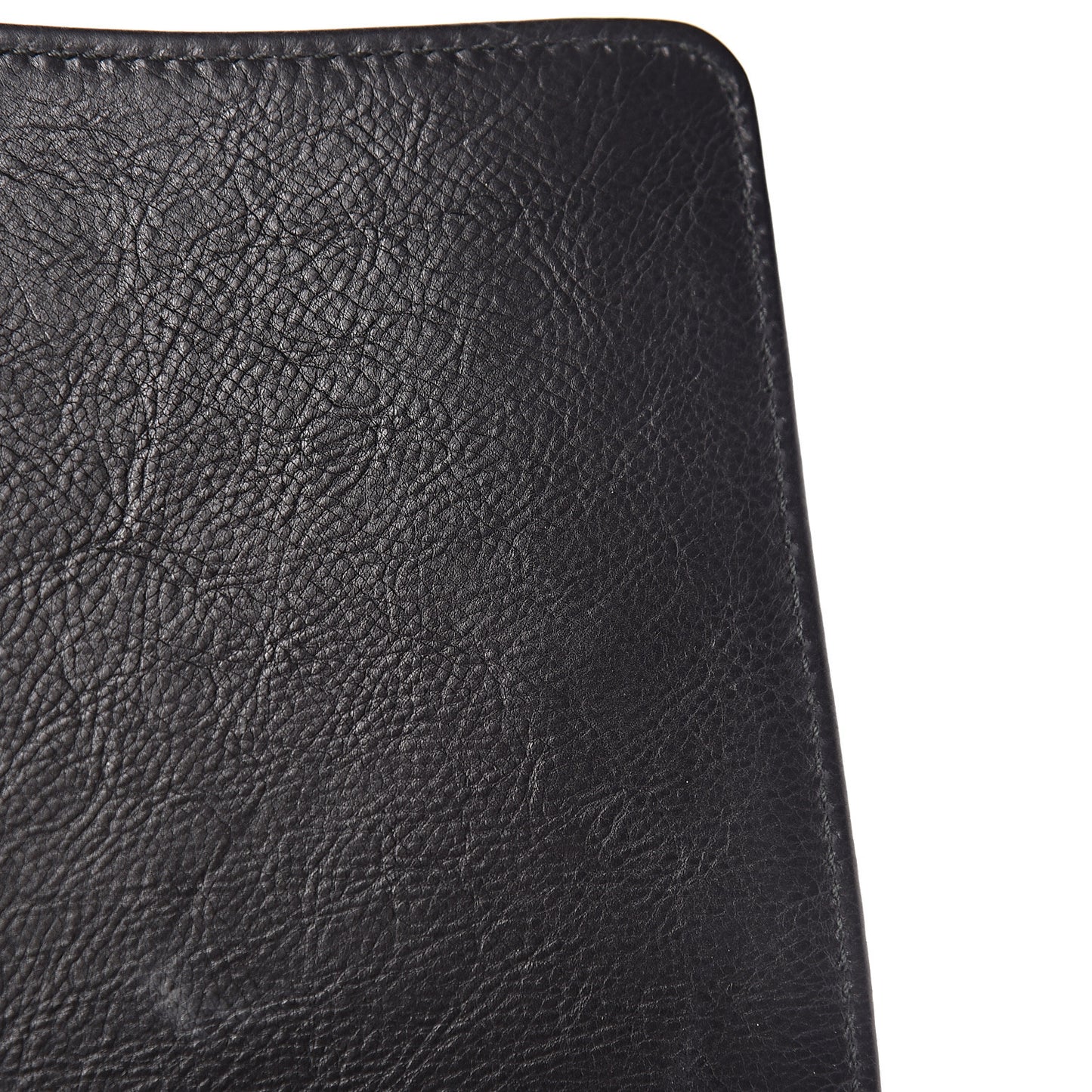 Calfskin Ribot Horse-Heads Clutch Black