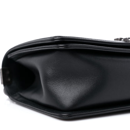 Chanel Lambskin Quilted Medium Boy Flap Black 7 of 12