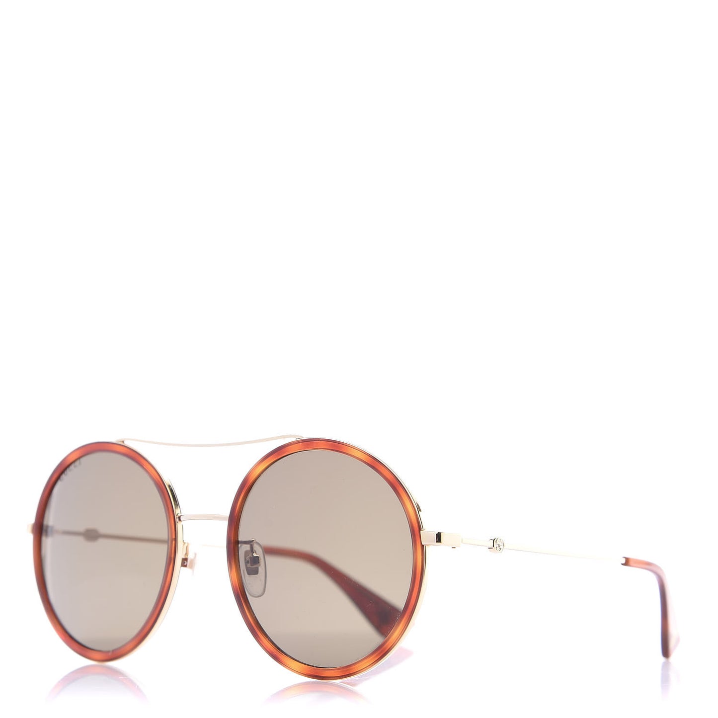 Round Sunglasses GG0061S Tortoise