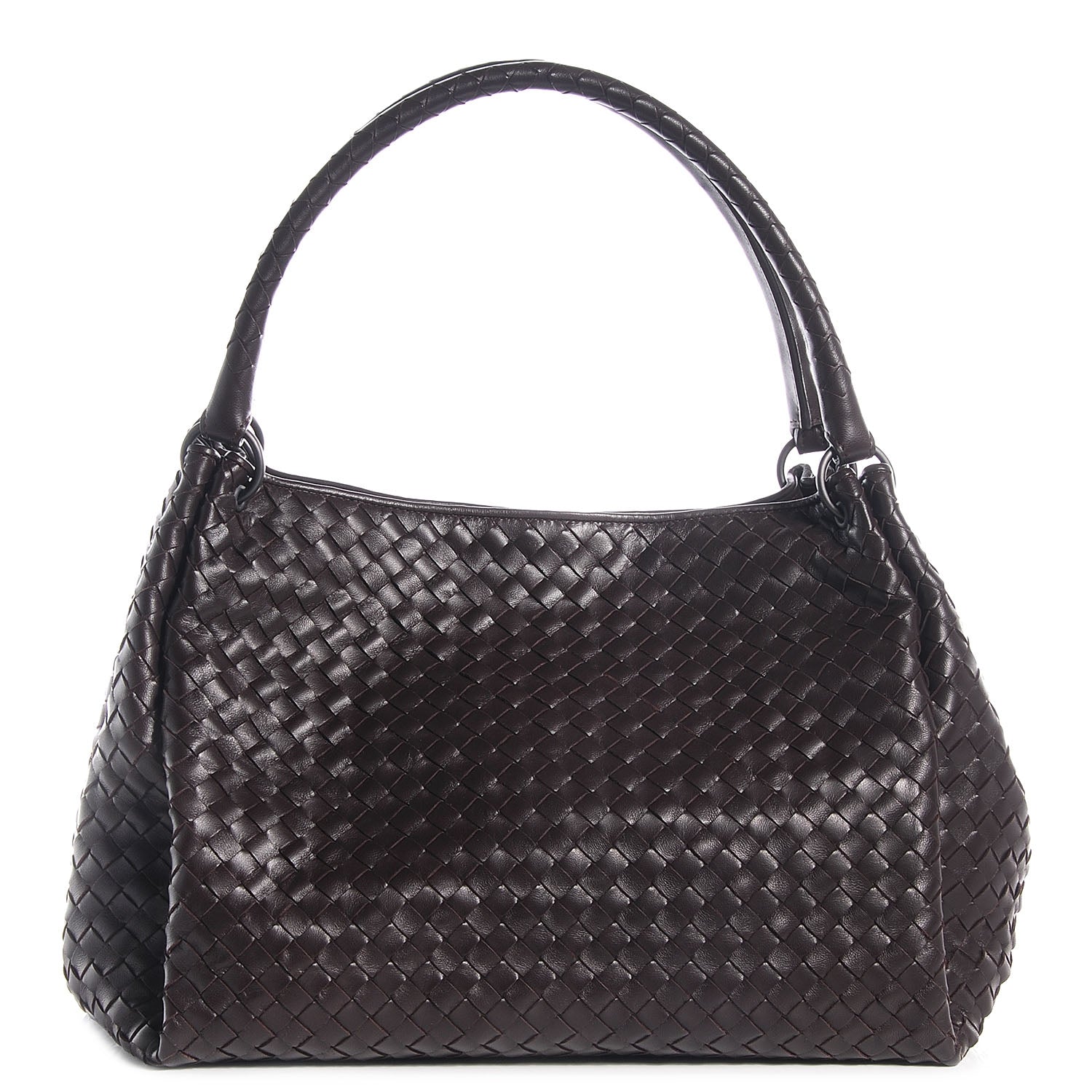 Bottega Veneta Nappa Intrecciato Parachute Bag Ebano 1 of 10