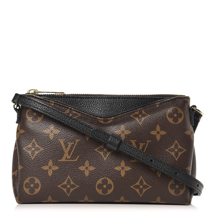 Louis Vuitton Monogram Pallas Crossbody Black 1 of 7