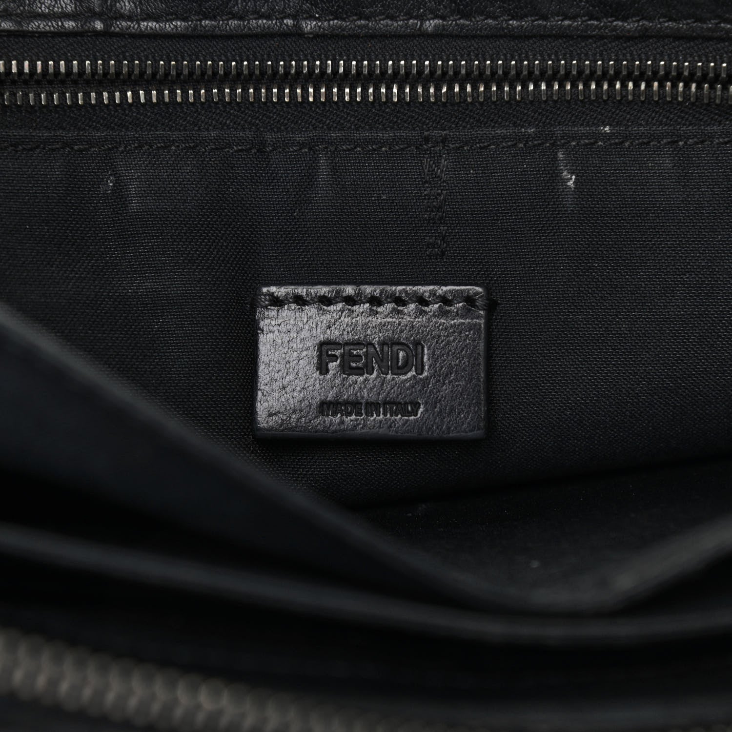 Fendi Faces Slim Clutch Black 6 of 7