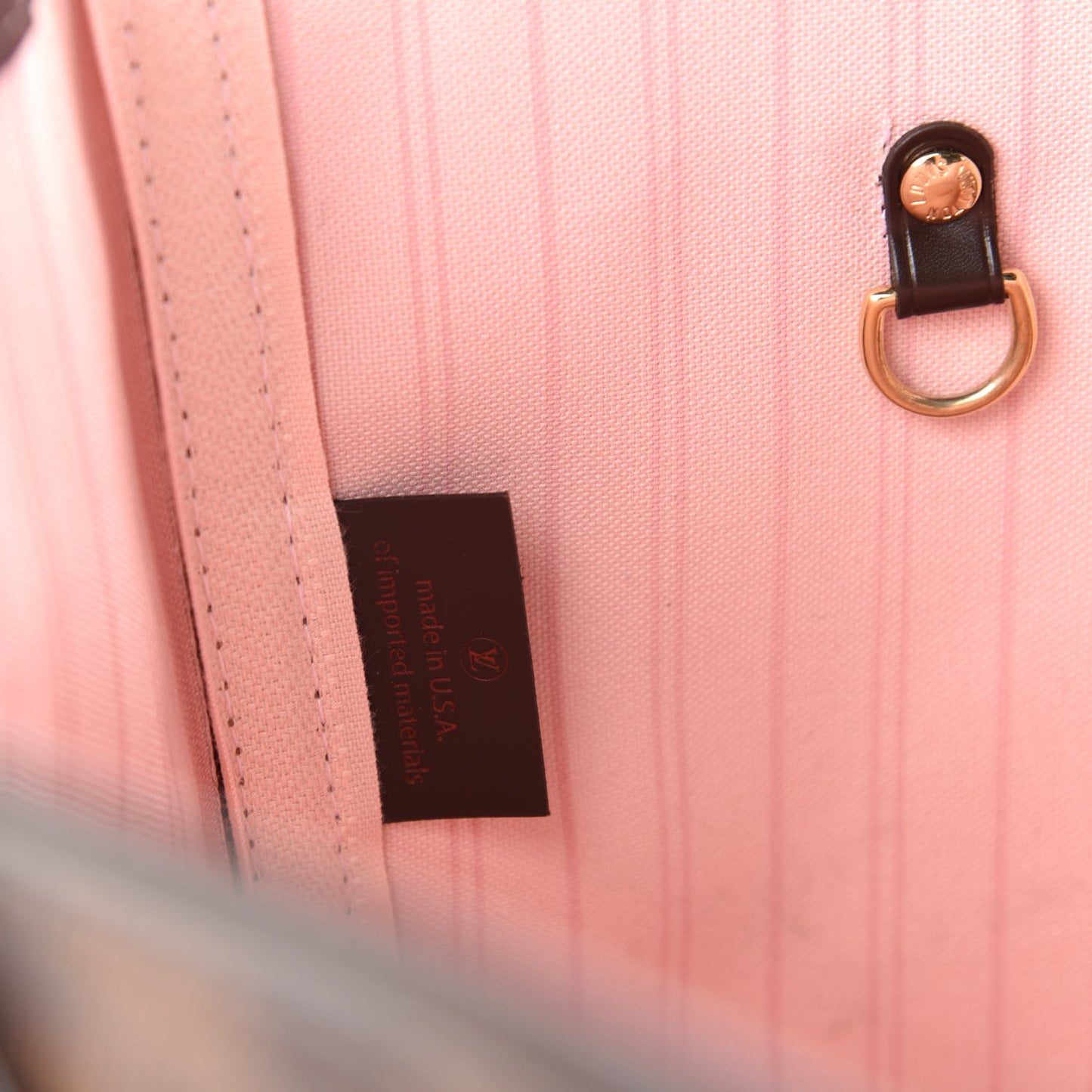 Damier Ebene Neo Neverfull MM Rose Ballerine