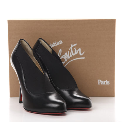 Christian Louboutin Shiny Nappa Toot Couverte 100 Pumps 38 Black 10 of 10