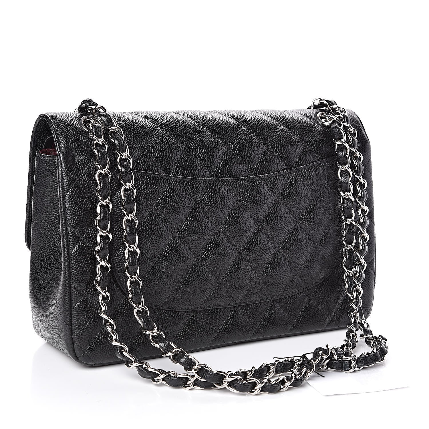 Chanel Caviar Quilted Jumbo Double Flap Black 3 of 11