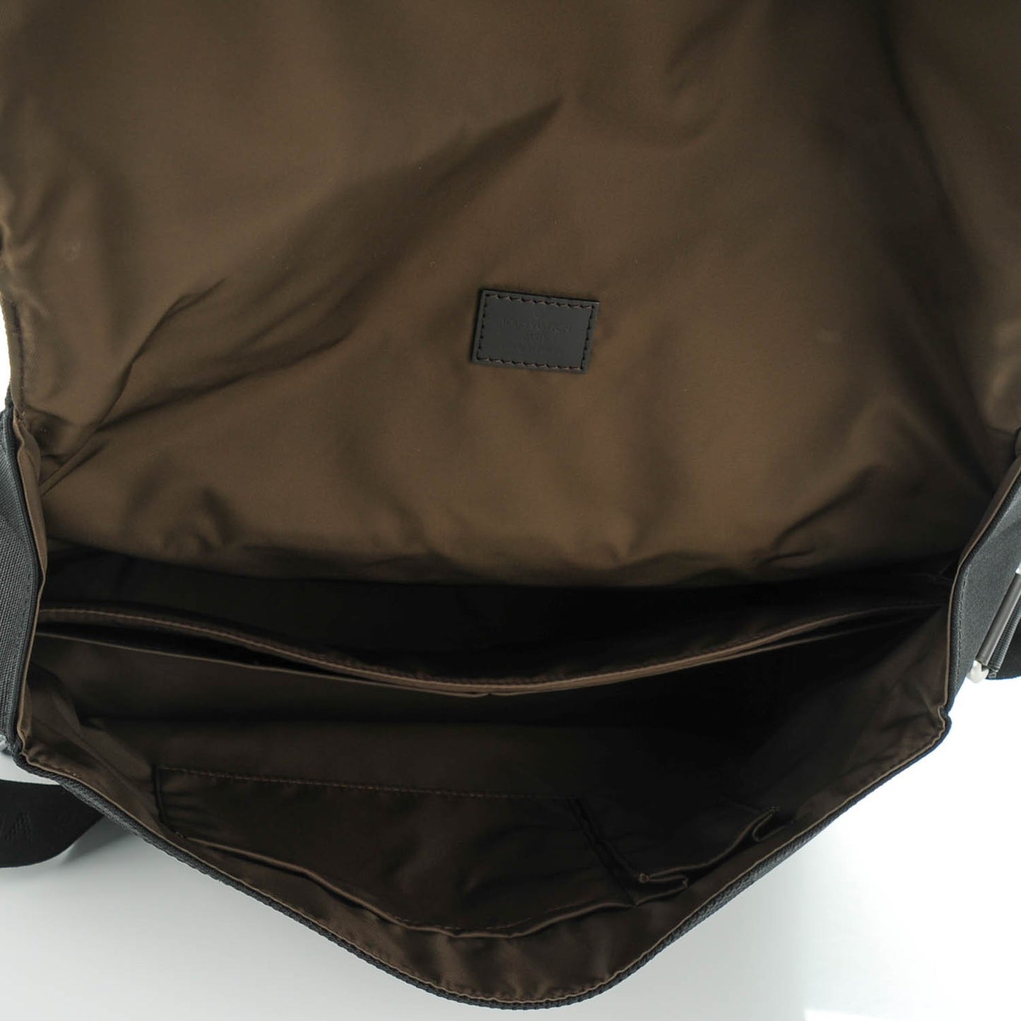 Damier Geant Messenger Bag Black