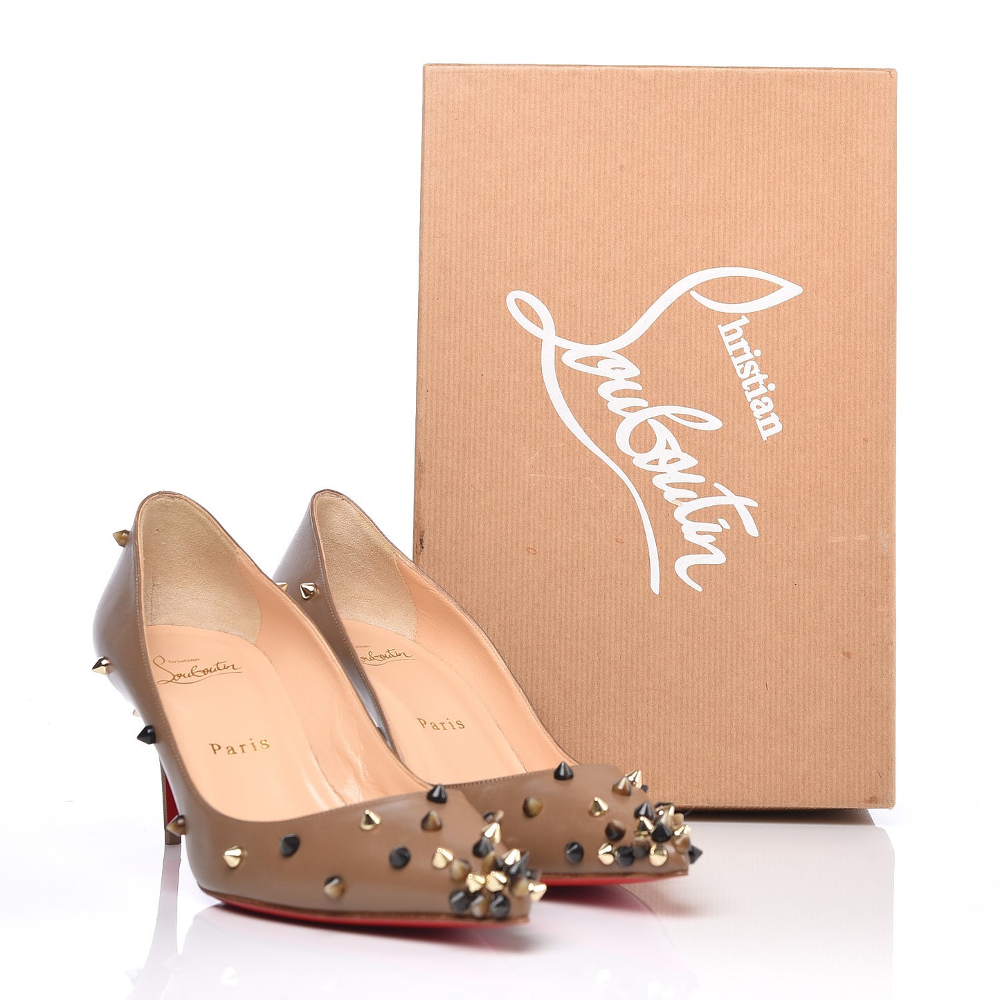 Kid Degraspike 70 Pumps 36.5 Marron Glace Pop Corn