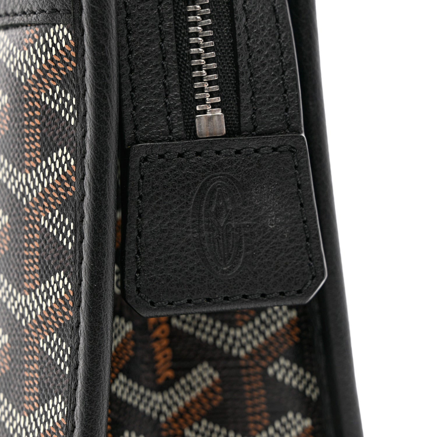 Goyard Goyardine Jouvence MM Toiletry Pouch Black 8 of 8