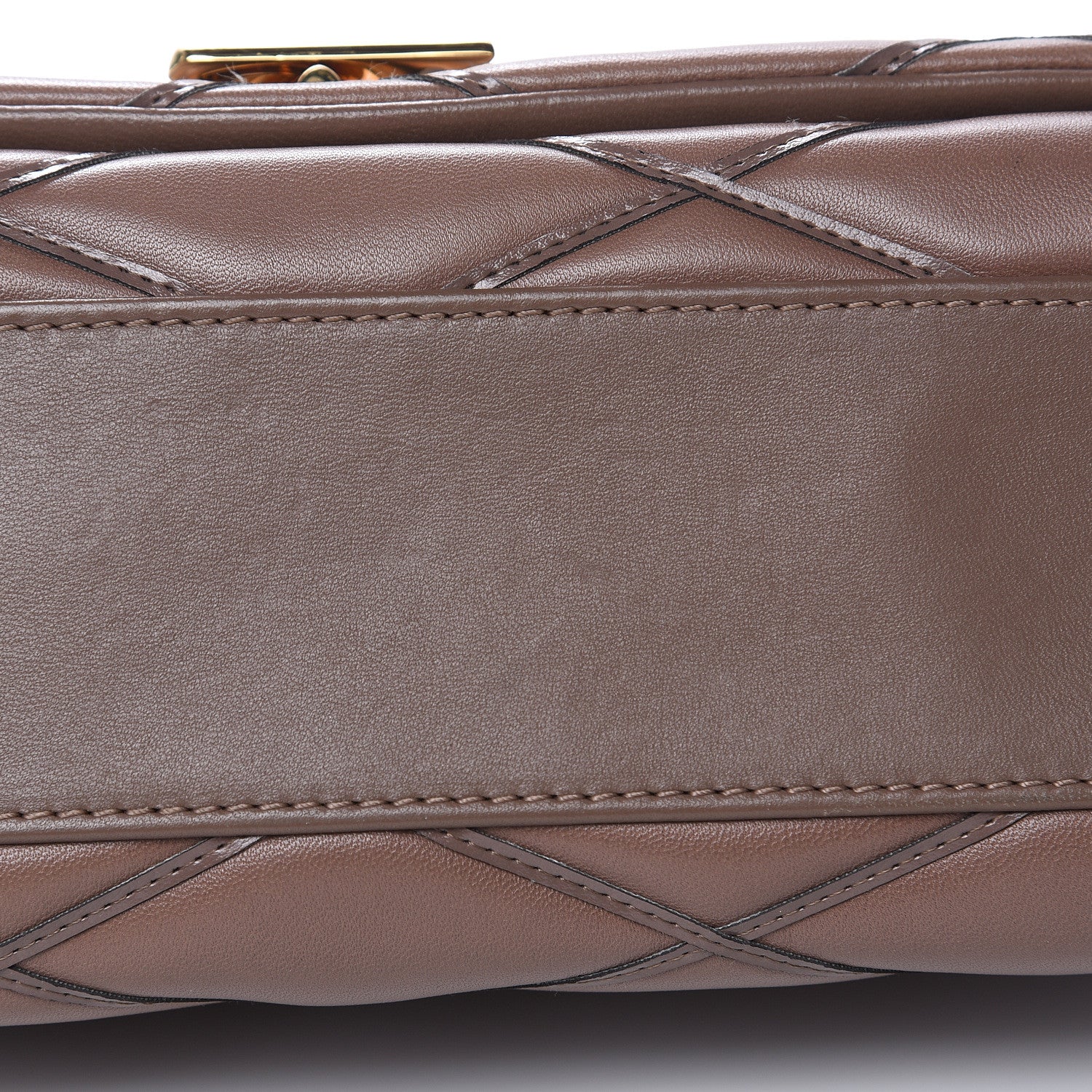 Louis Vuitton Lambskin Malletage GO-14 MM Taupe 9 of 14