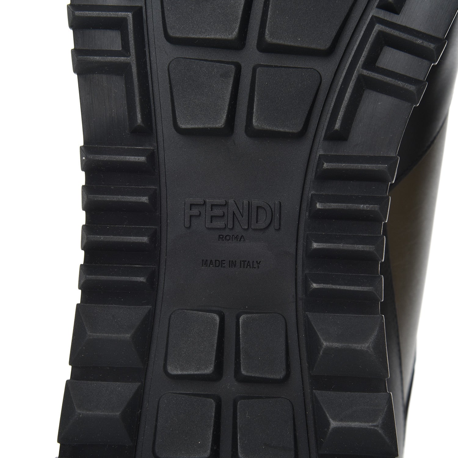 Fendi Calfskin Nylon Mens Camo Bugs Sneakers 11 Military Black Multicolor 6 of 9