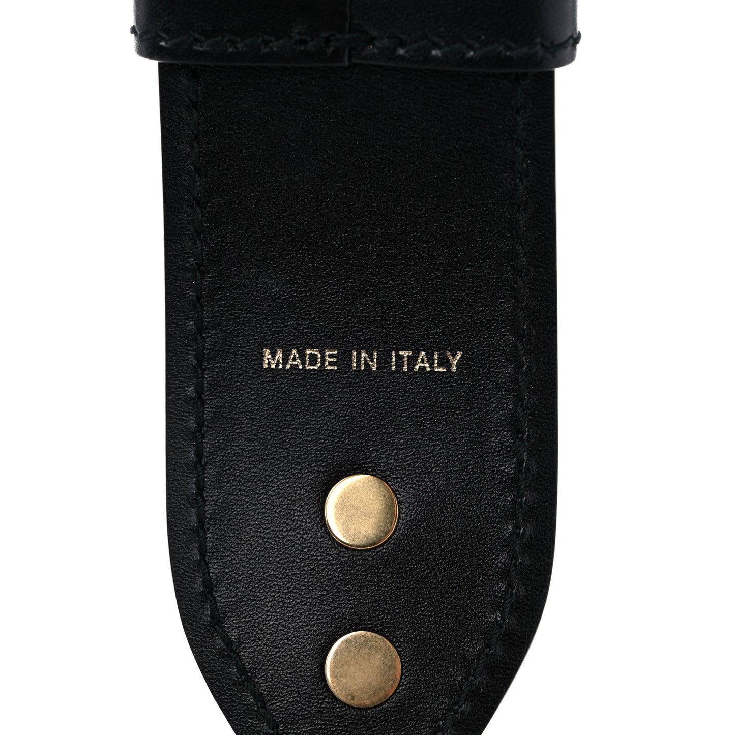 Calfskin J'Adior Shoulder Strap Black