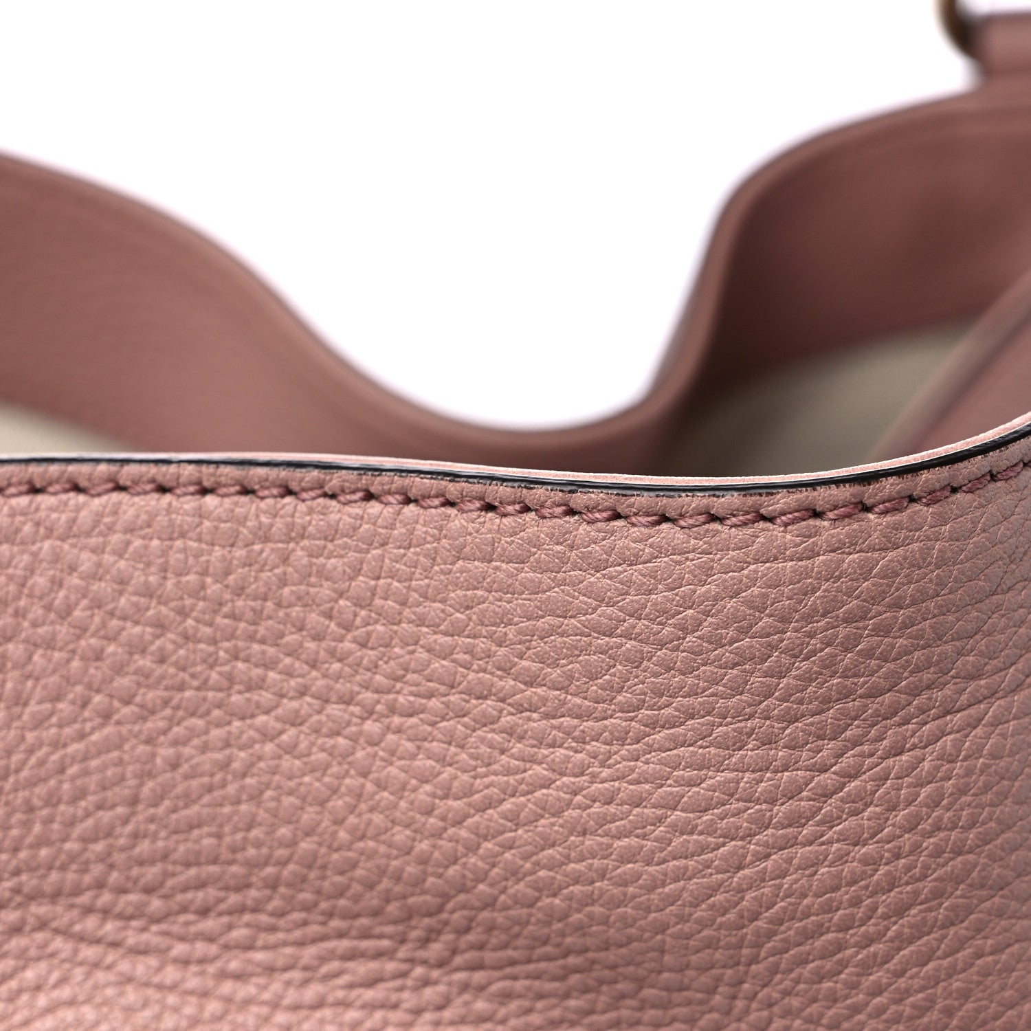 Gucci Pebbled Calfskin Medium Soho Shoulder Bag Dark Cipria 15 of 17