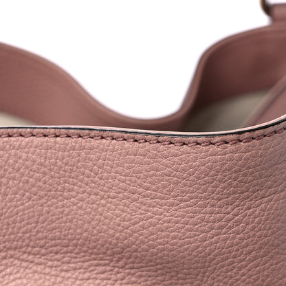 Gucci Pebbled Calfskin Medium Soho Shoulder Bag Dark Cipria 15 of 17