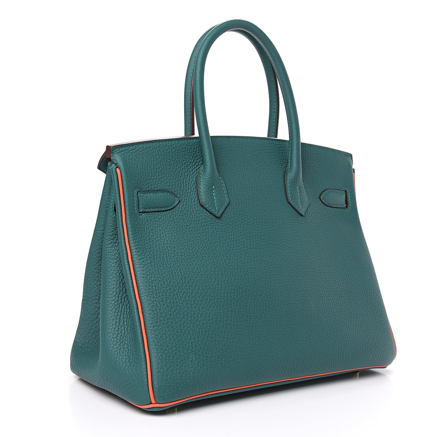 Togo Horseshoe Birkin 30 Malachite Capucine