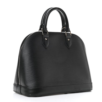 Louis Vuitton Epi Alma MM Black 2 of 10